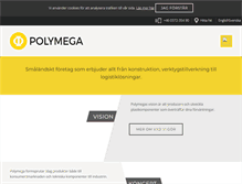 Tablet Screenshot of polymega.se